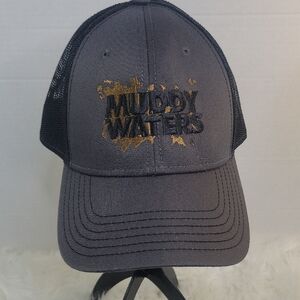 OTTO Black and Gold Mesh‎ Trucker Hat